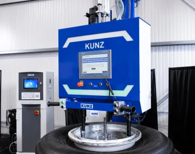 KUNZ UTS NGtronic dual spindle nut runner | Aircraft wheel torquing