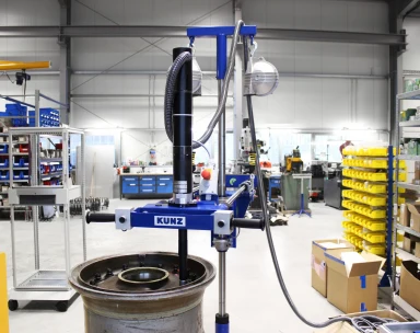 KUNZ UTT-L | single spindle nut runner for aircraft wheel loosening