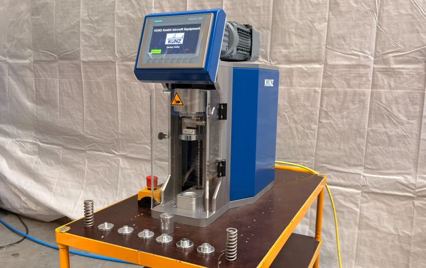 KUNZ Spring Tester | Aircraft Brake Spring Testing