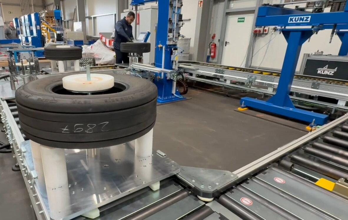 KUNZ Automation | Automated AIrcraft Wheel Assembly / Disassembly